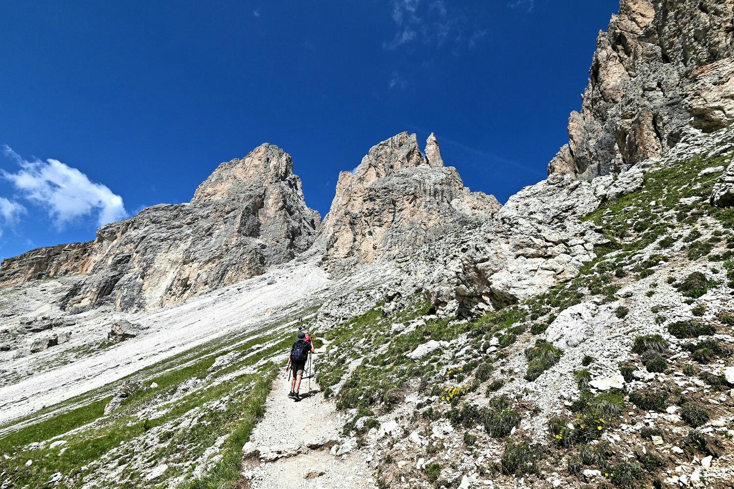 義大利。Dolomites多洛米蒂Val Gardena經典健行步道,Sassolungo環線 - 第9張圖