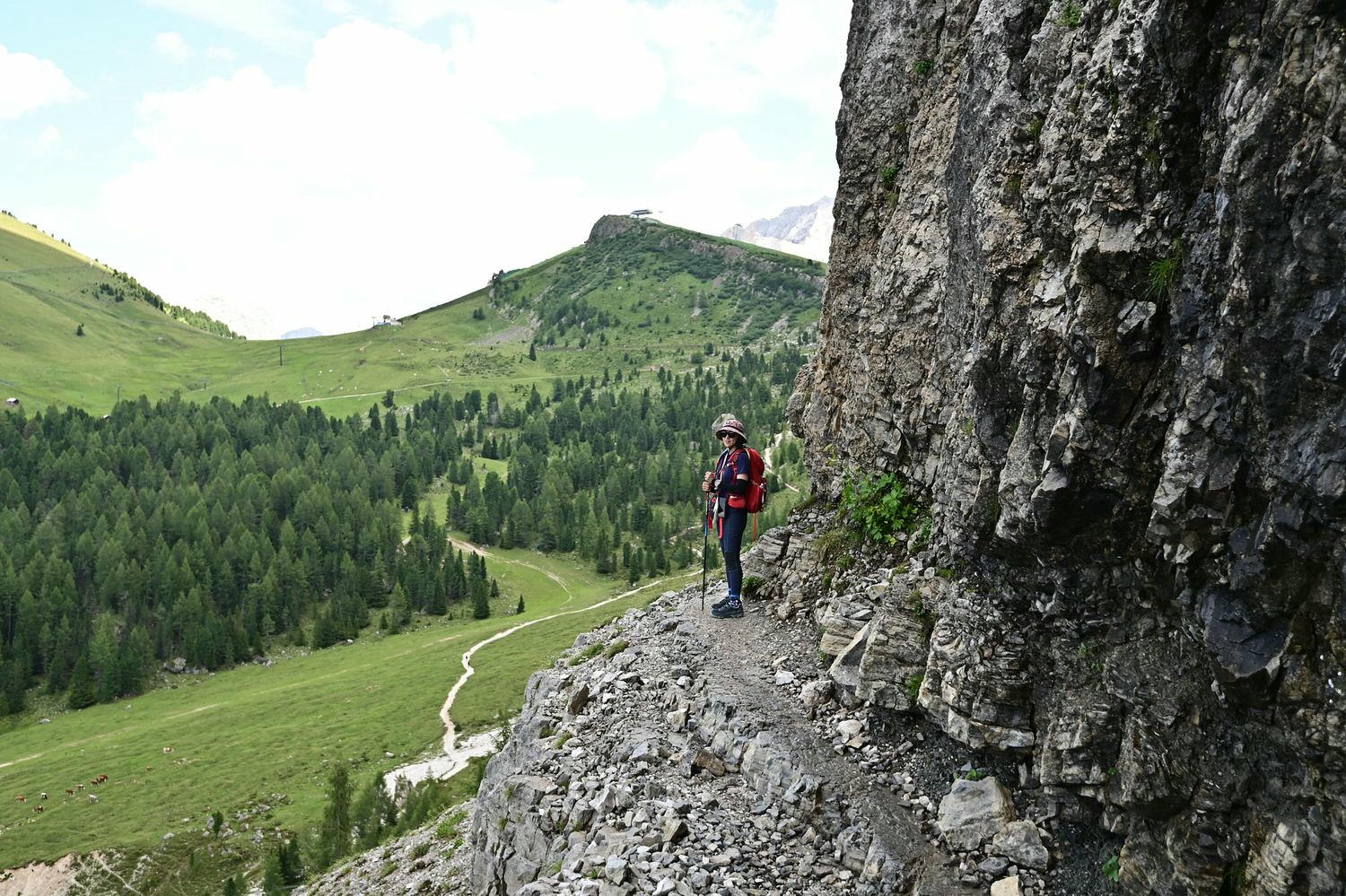 義大利。Dolomites多洛米蒂Val Gardena經典健行步道,Sassolungo環線 - 第43張圖
