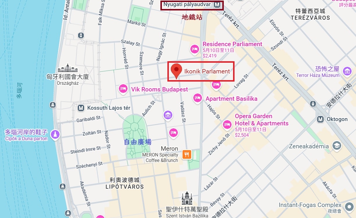 布達佩斯住宿推薦｜住宿區域怎麼選？Ikonik Parlament飯店實住分享